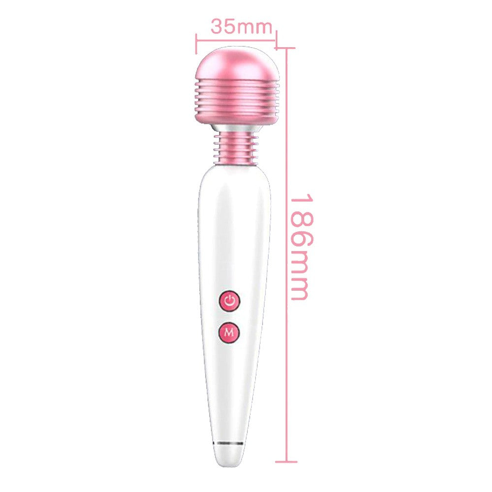 USB Şarjlı 12 Hızlı Wand Vibratör