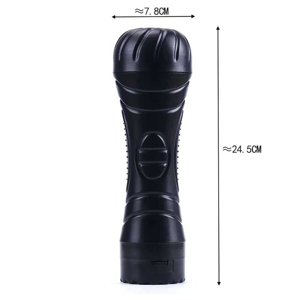 Realistik Titreşimli Büyük Boy Vajinal Vibratör: Çıkarılabilir Tırtıklı İç Yapı ve Hijyenik Tasarım!